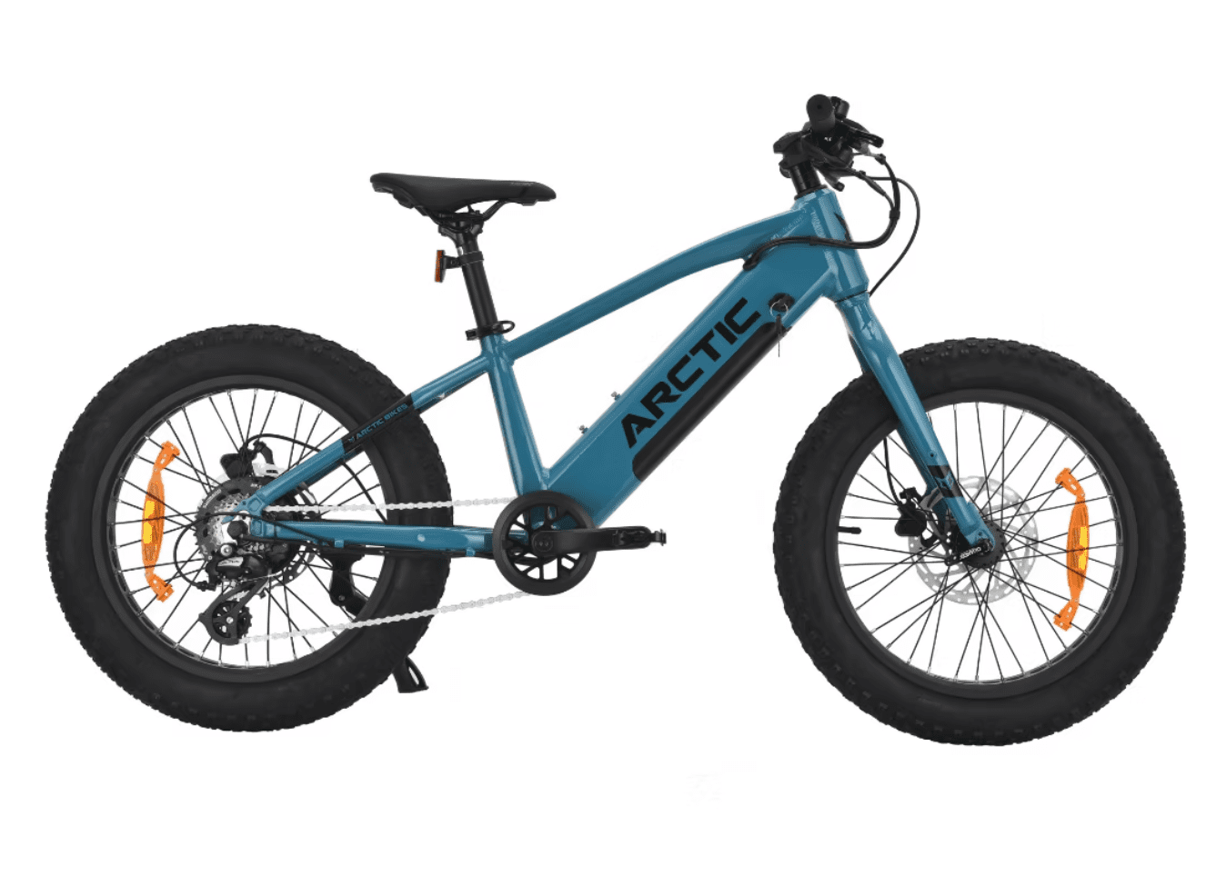 L'Arctic Bikes Mini 20 est un fatbike électrique pour enfant. Disponible à la location d'Empire 47 au Lac-Delage.